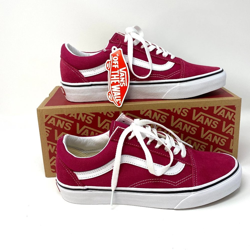 VANS Old Skool Cerise SUEDE Pink Women